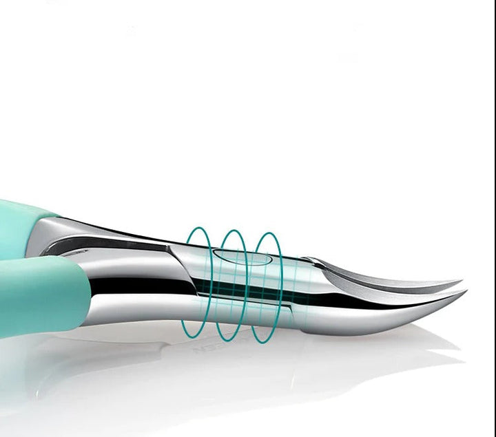 Heavy Duty Curved Toenail Clipper, Ergonomic Trimmer for Thick Nails