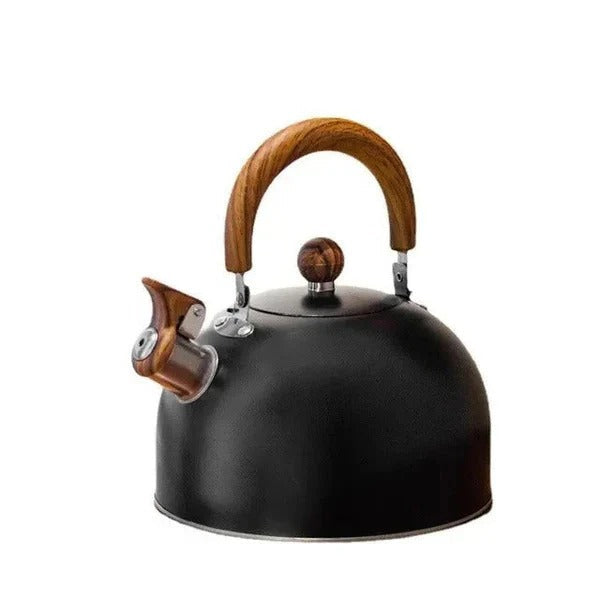 Whistling Stovetop Kettle, Induction and Gas Compatible with Heat Resistant Handle
