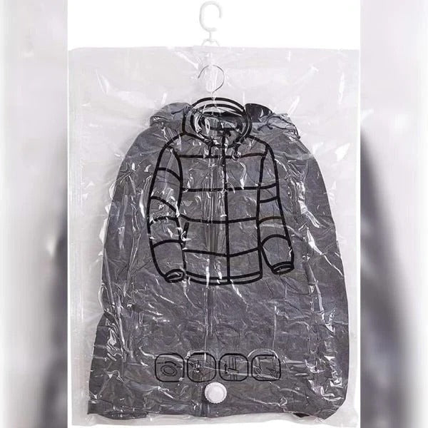 Hanging Vacuum Storage Bags, Set of 4