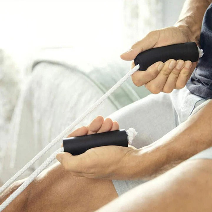 Easy-On Sock Wearing Helper Device