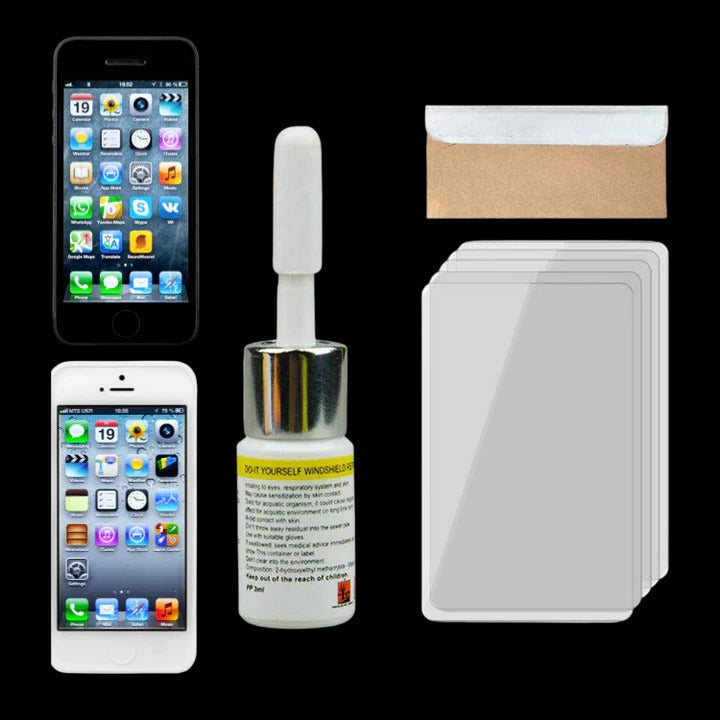 DIY Phone Screen Crack Repair Kit