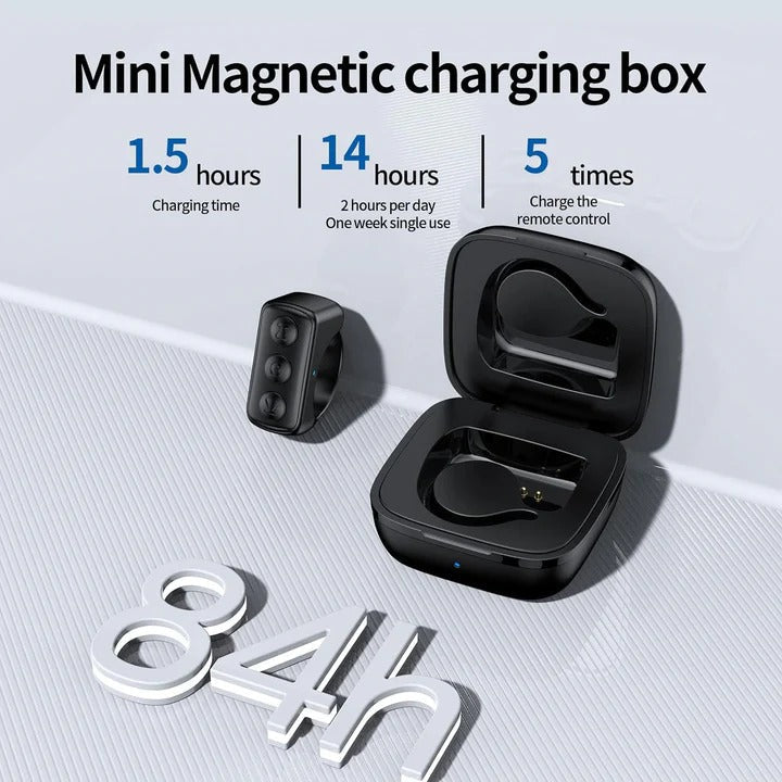 Wireless Ring Remote Control and Bluetooth Phone Camera Shutter