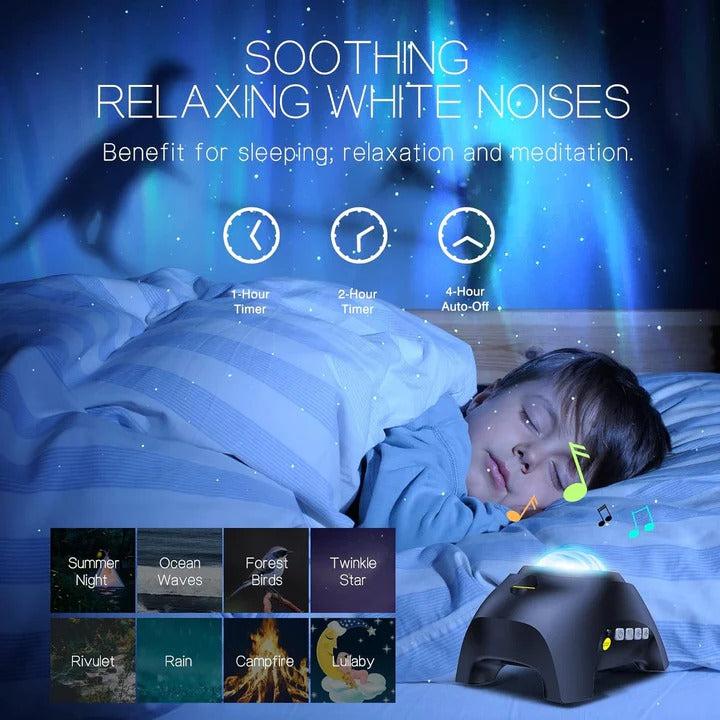 colour Changing Aurora Northern Lights Projector with Timer