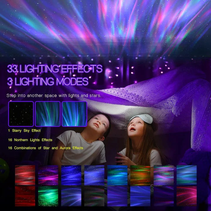 colour Changing Aurora Northern Lights Projector with Timer