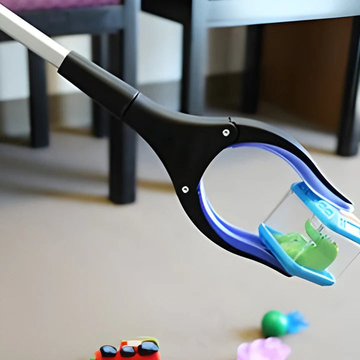 Grabber Tool with Rotating Head for Extended Reach