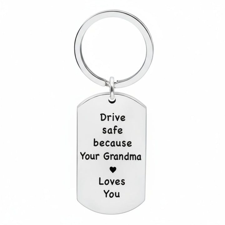 Durable Stainless Steel Keychain, Engraved Daily Reminder Gift