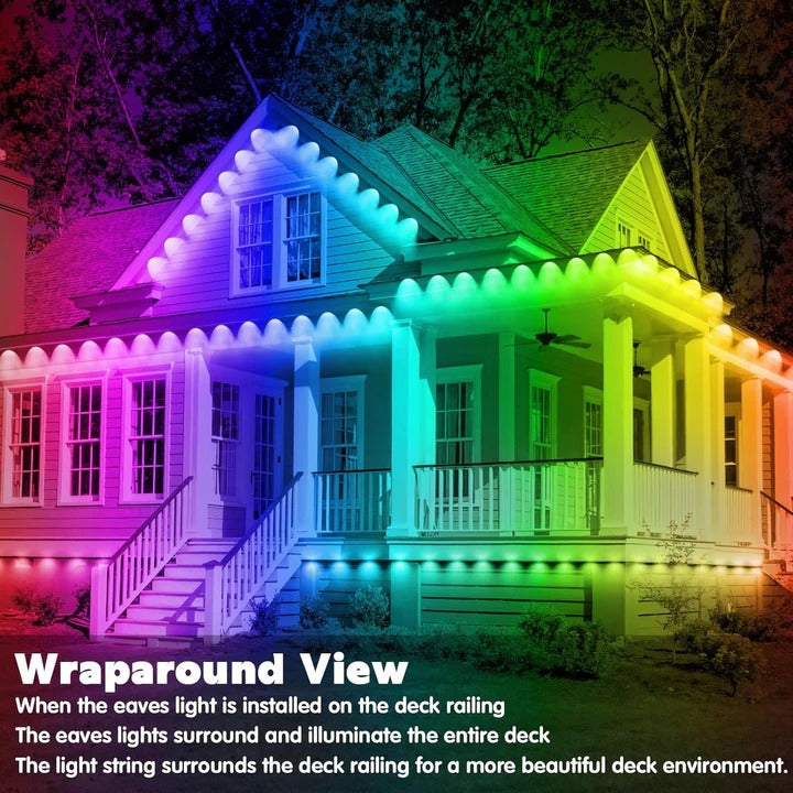 Durable Outdoor Lights, Permanent Installation for House Exterior
