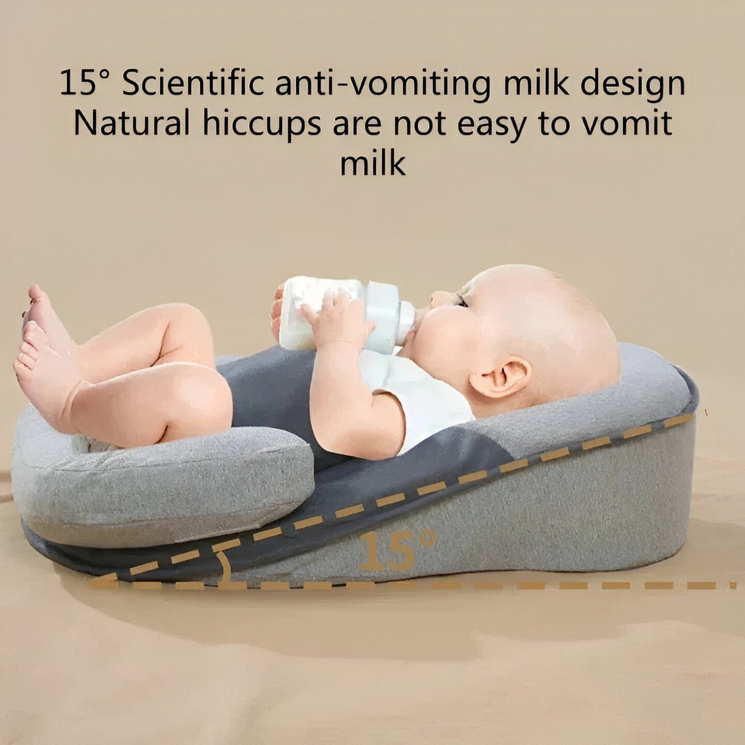 Infant Feeding Pillow, Inclined Support for Babys Comfort