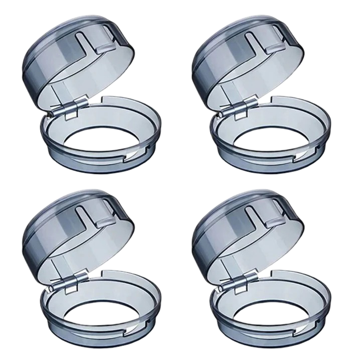 Stove Knob Guard Set, Heat Resistant Covers for Gas Ranges