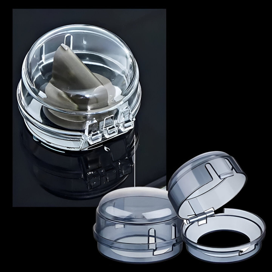 Stove Knob Guard Set, Heat Resistant Covers for Gas Ranges