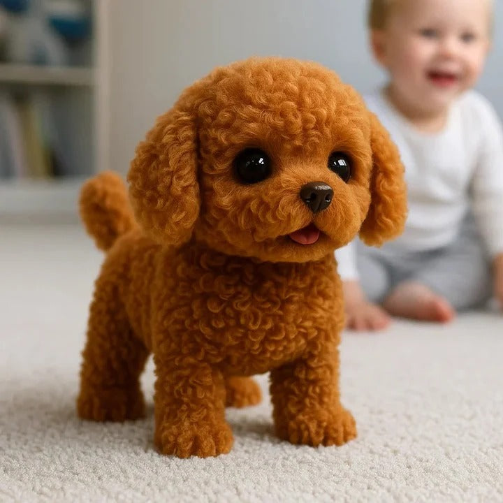 Stuffed Puppy Toy, Interactive Pet for Kids