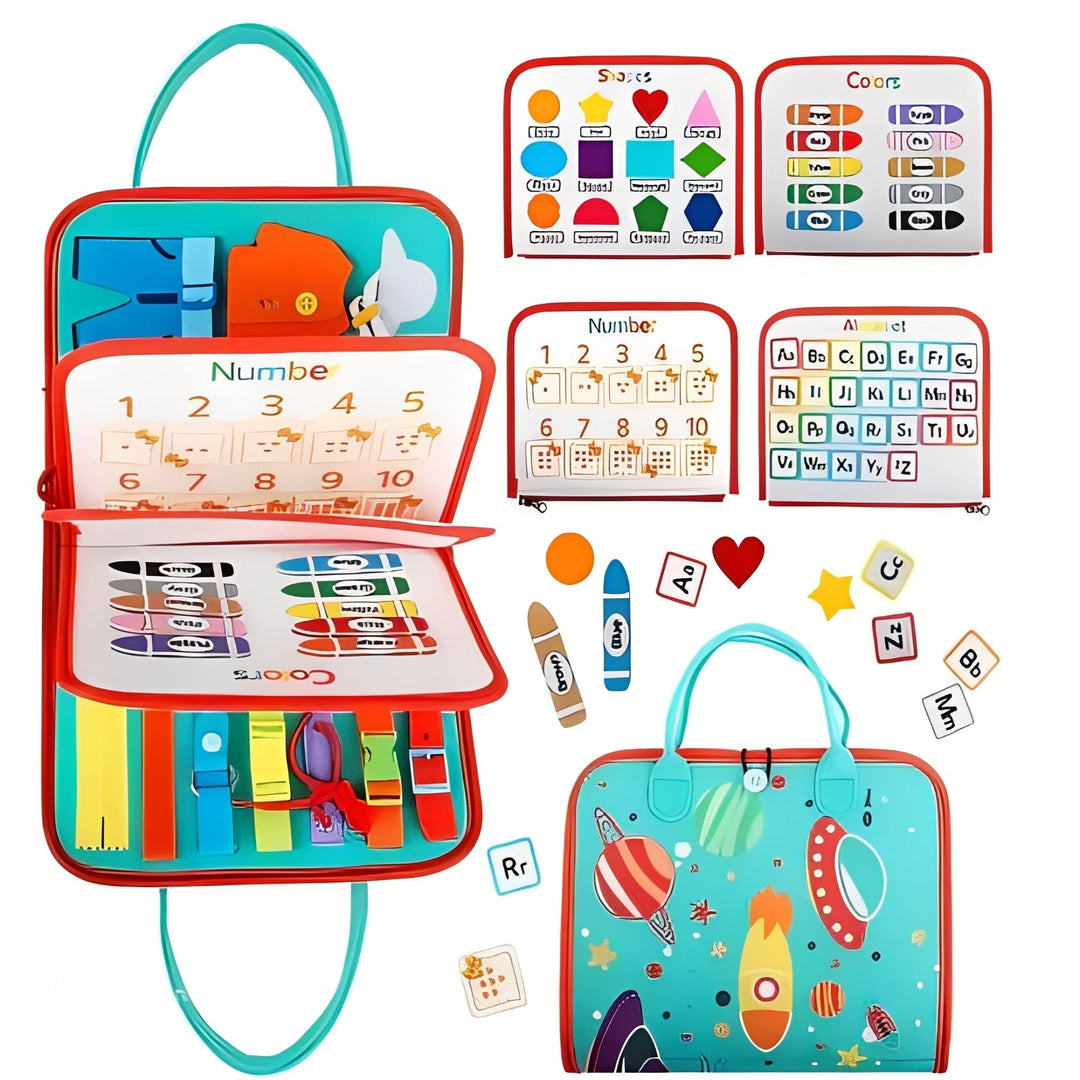 Montessori Learning Board, Educational Activity Center for Toddlers