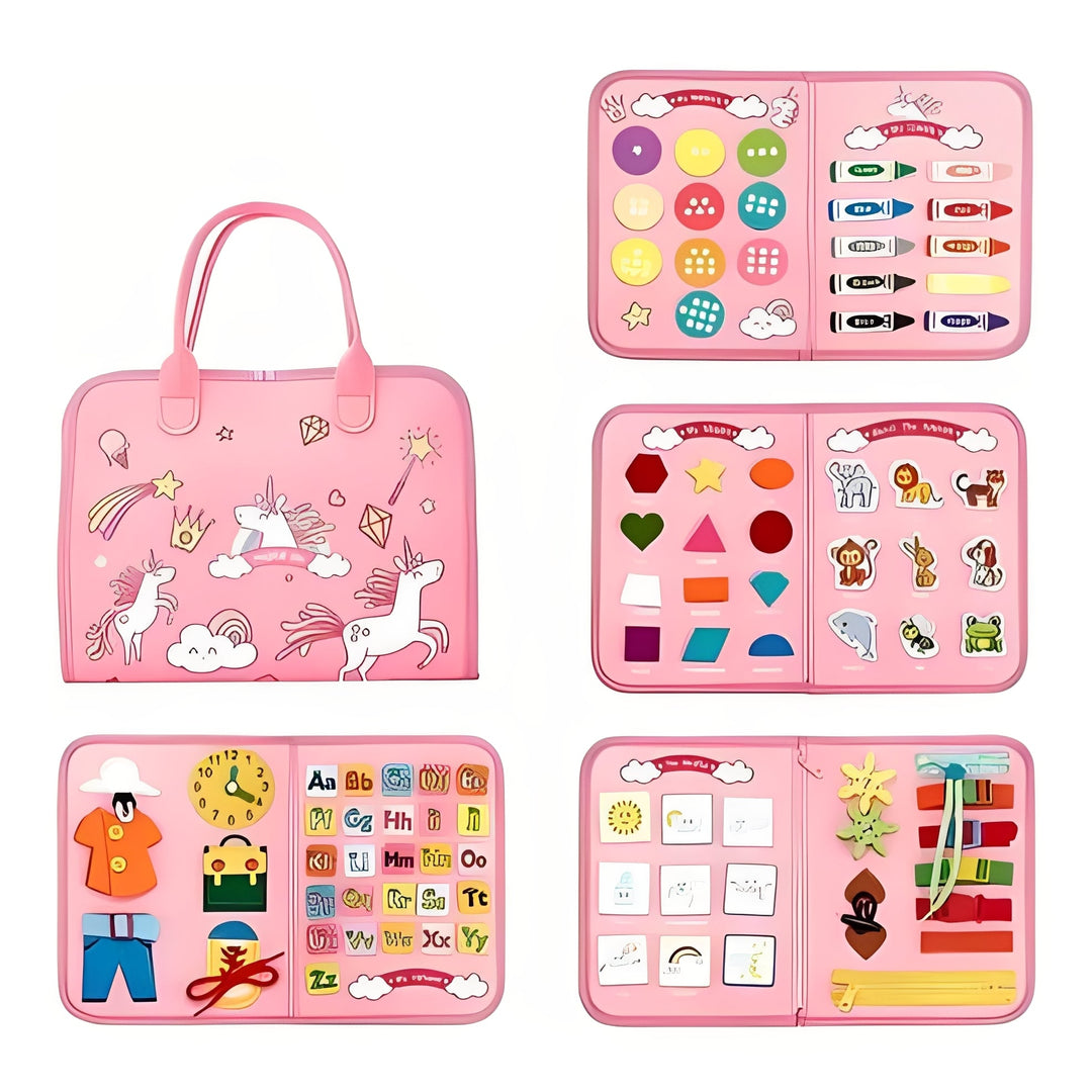 Montessori Learning Board, Educational Activity Center for Toddlers