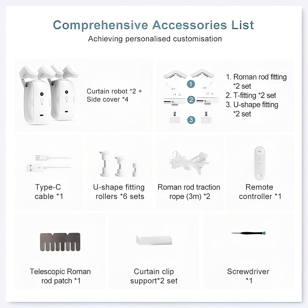 Automatic Curtain Opener and Closer with Timer Function