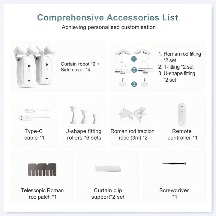 Automatic Curtain Opener and Closer with Timer Function