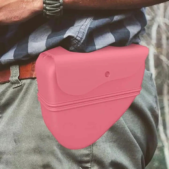 Silicone Treat Pouch with Waist Clip for Dog Training