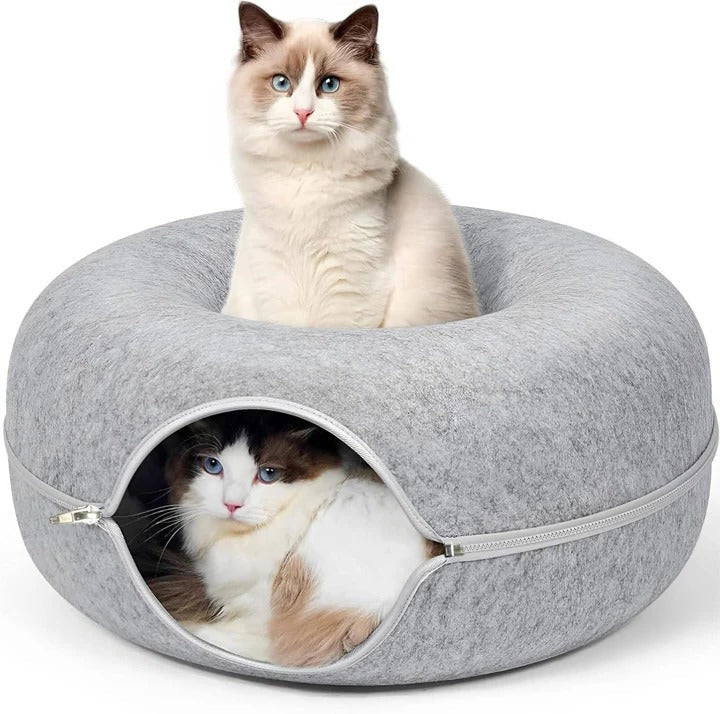 Cat Bed Donut Style for Cozy Sleep