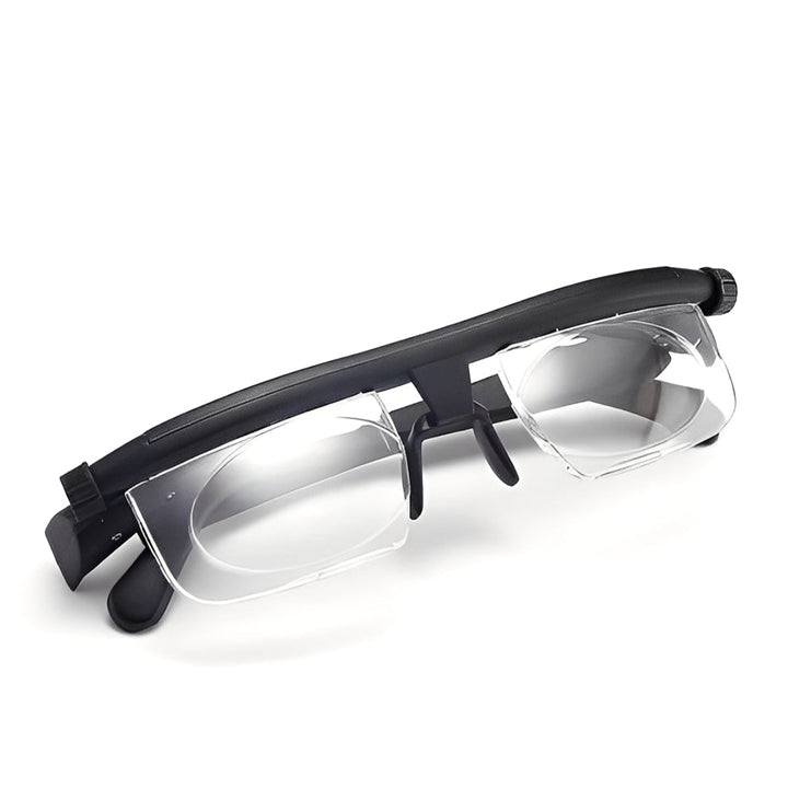 Adjustable Focus Dual-Lens Glasses