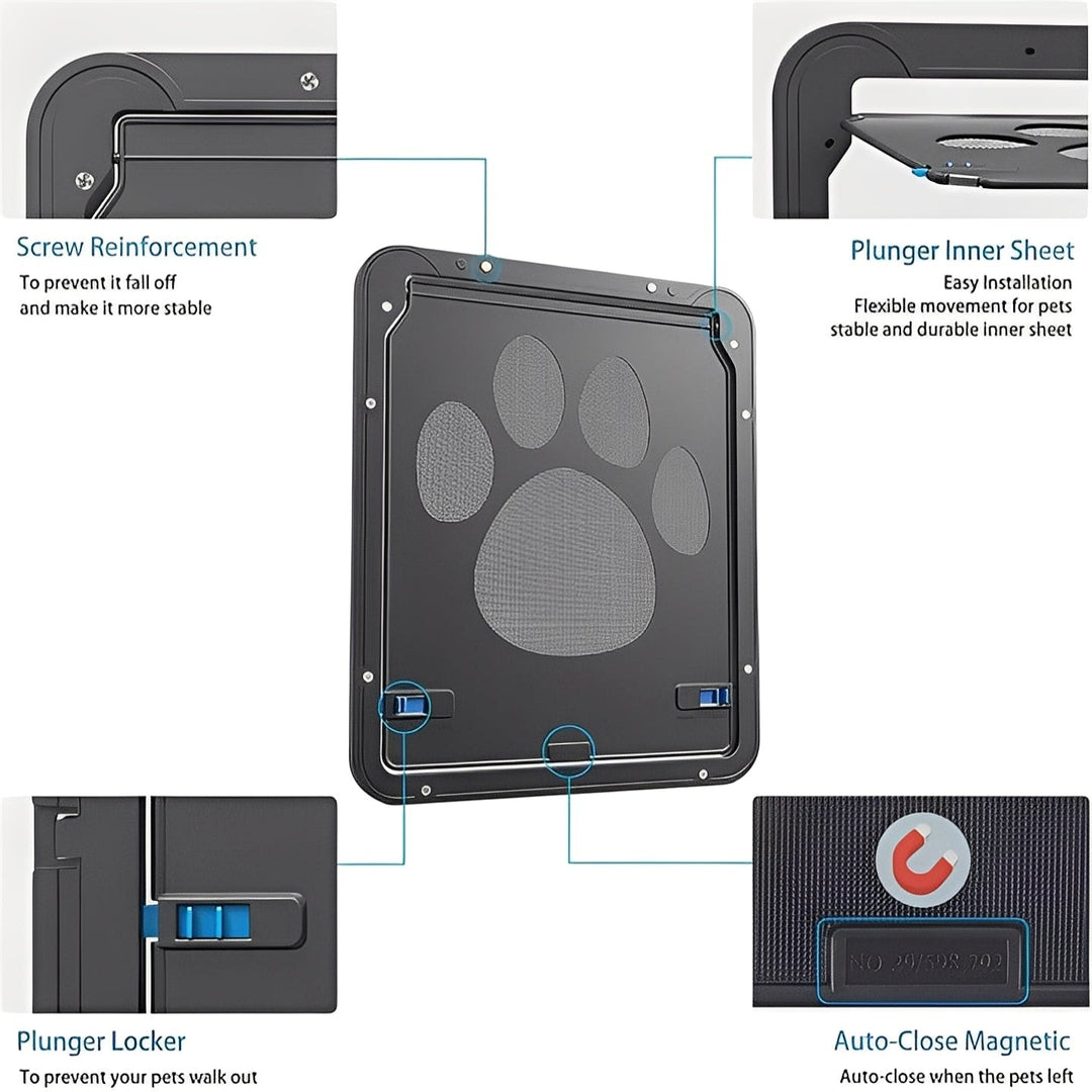 Dogs and Cats Pet Screen Door Flap