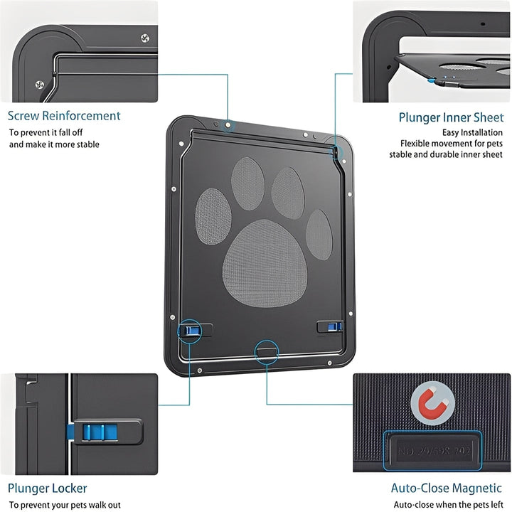 Dogs and Cats Pet Screen Door Flap