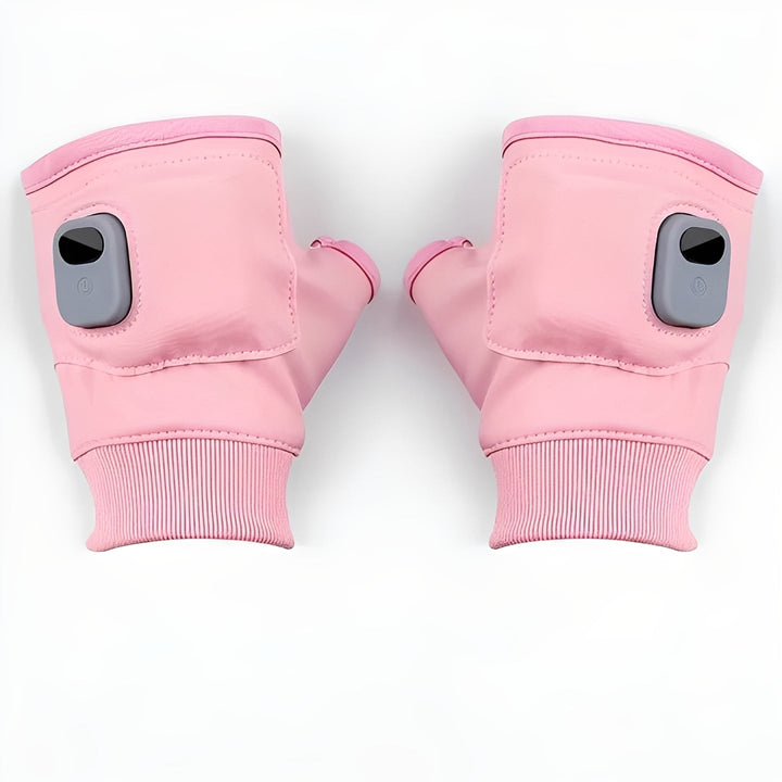 USB Rechargeable Heated Gloves Fingerless Design