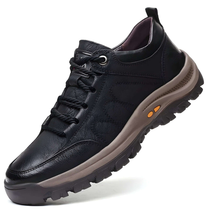 Orthopaedic Shoes for Men of Leather with Supportive Insole