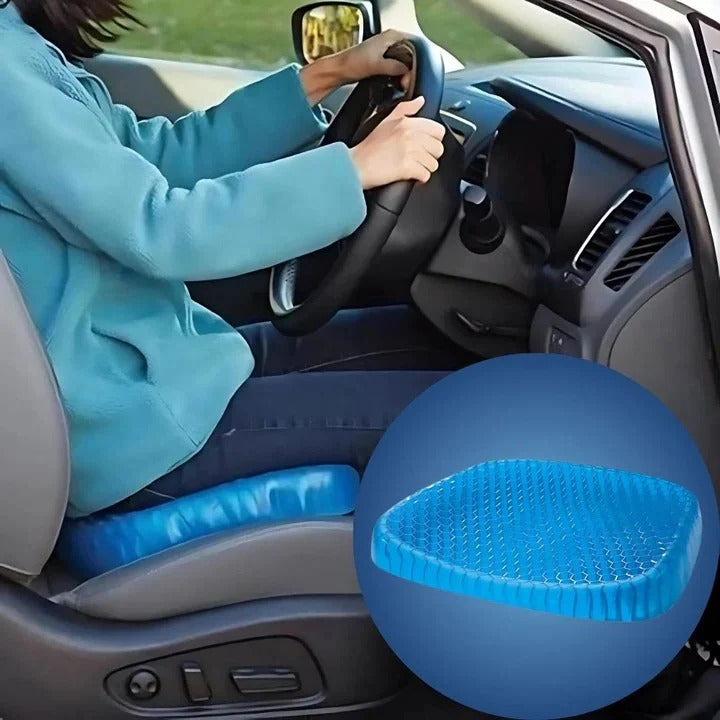 Ergonomic Gel Seat Cushion for Office Car and Everyday Seating Comfort