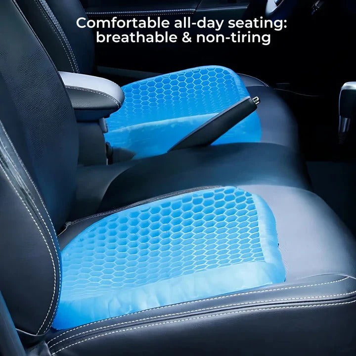 Ergonomic Gel Seat Cushion for Office Car and Everyday Seating Comfort