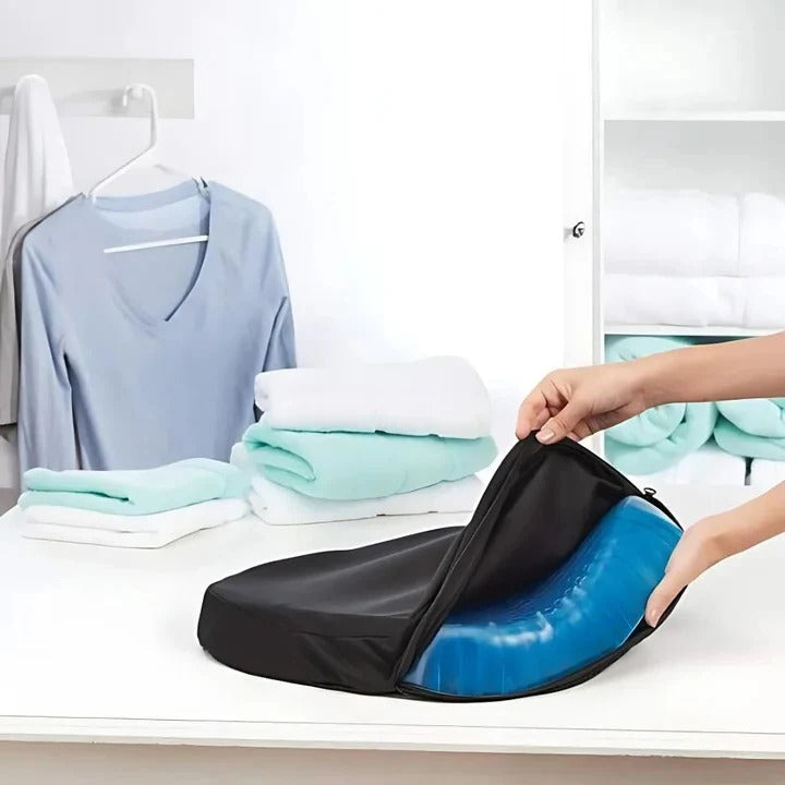 Ergonomic Gel Seat Cushion for Office Car and Everyday Seating Comfort