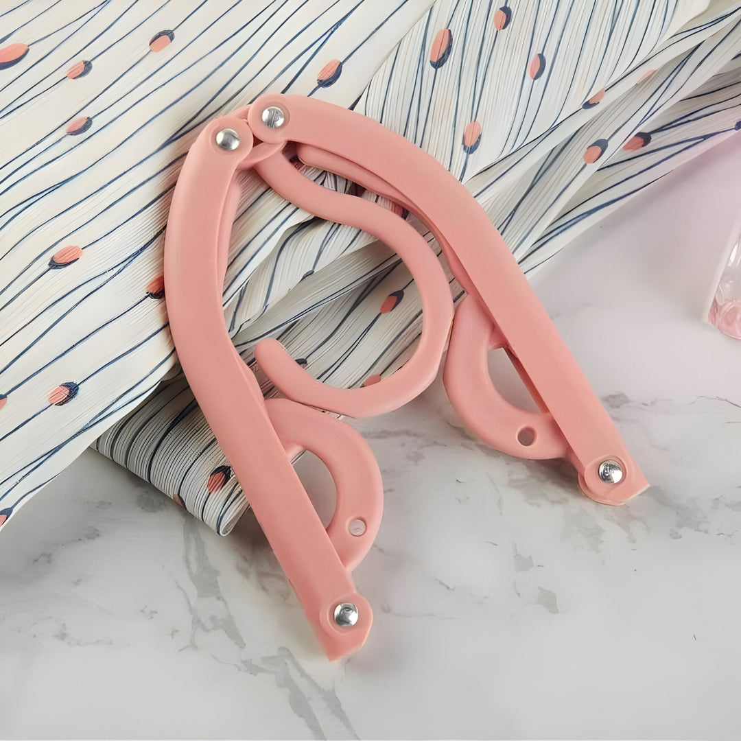 Portable Clothes Hanger Foldable for Travel and Camping