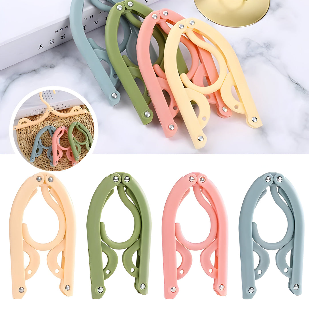 Portable Clothes Hanger Foldable for Travel and Camping