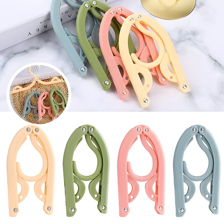 Portable Clothes Hanger Foldable for Travel and Camping