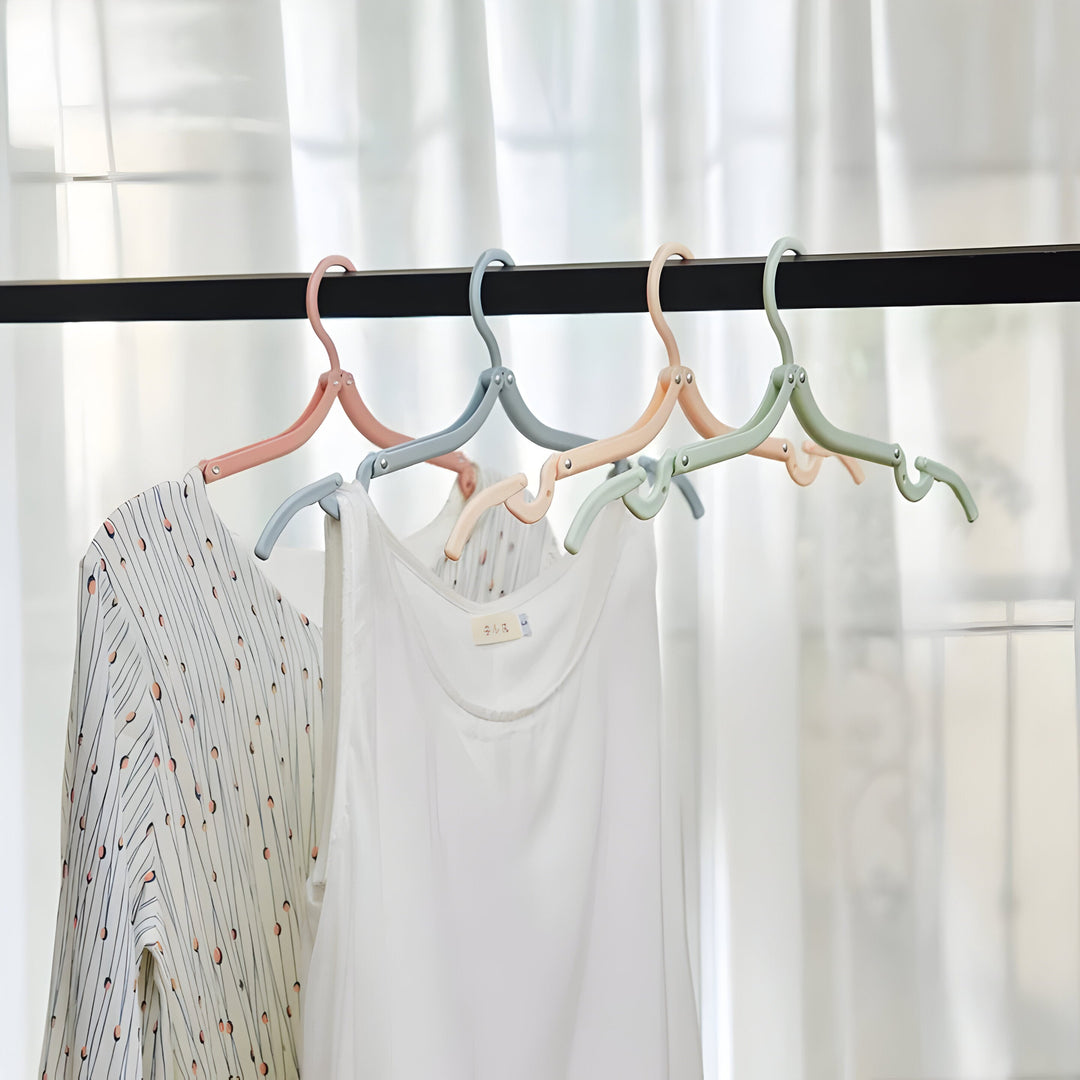 Portable Clothes Hanger Foldable for Travel and Camping