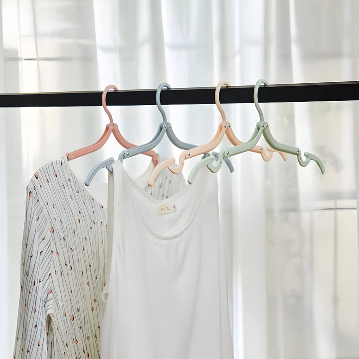 Portable Clothes Hanger Foldable for Travel and Camping
