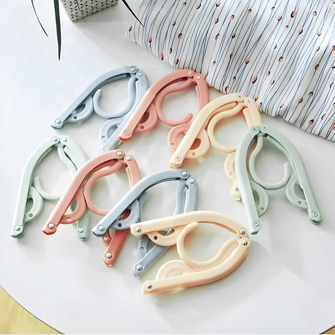 Portable Clothes Hanger Foldable for Travel and Camping