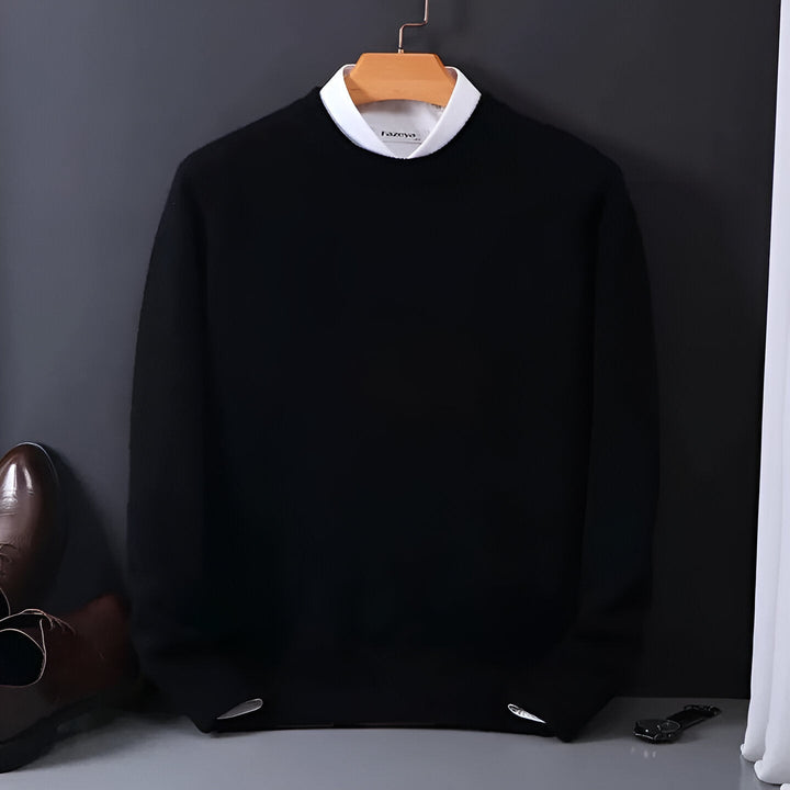 Mens Knit Jumper Cashmere Blend for Daily Wear