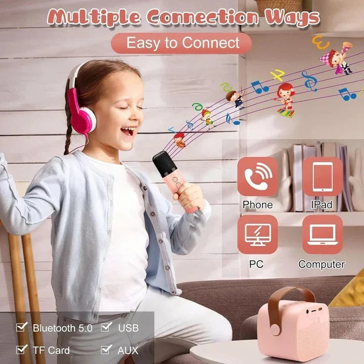 Portable Karaoke Machine for Kids and Childrens Music