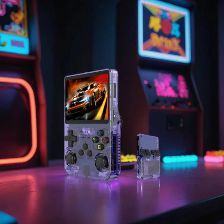Retro Handheld Gaming Console Rechargeable for Kids and Adults