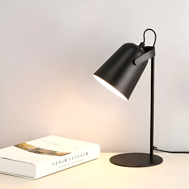 Nordic Iron Table Lamp Macaron colour Bucket Design