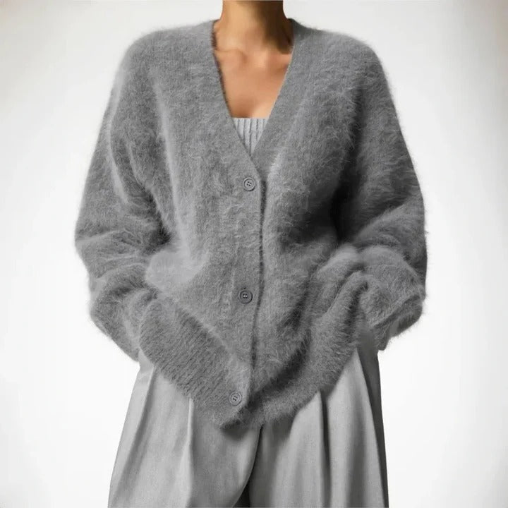 Womens Round Neck Jumper Cashmere Knitwear for Winter