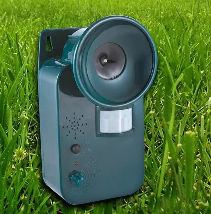 Ultrasonic Animal Repeller for Outdoor Use with Motion Sensor