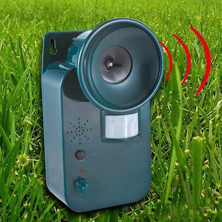 Ultrasonic Animal Repeller for Outdoor Use with Motion Sensor