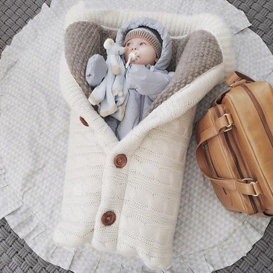Soft Cotton Baby Blanket for Swaddling and Receiving