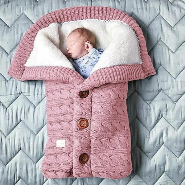 Soft Cotton Baby Blanket for Swaddling and Receiving