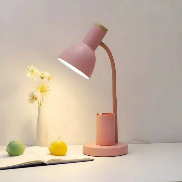 Desk LED Lamp with Pen Holder for Reading and Writing