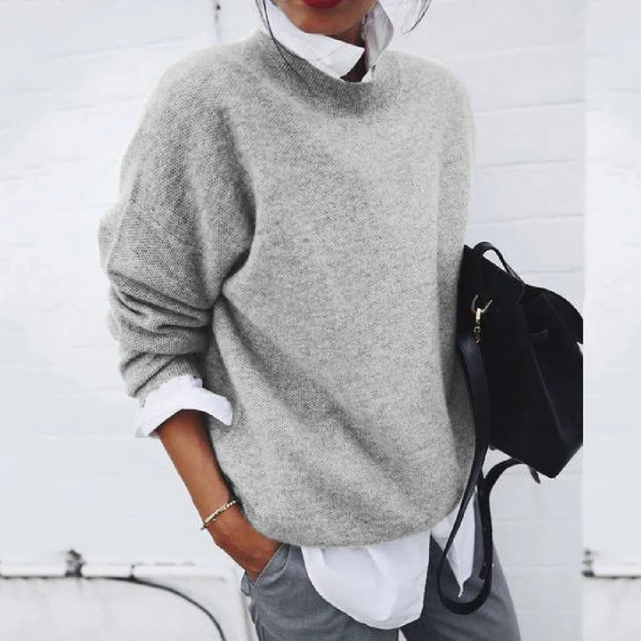 Knitted Pullover Jumper Long Sleeve for Women