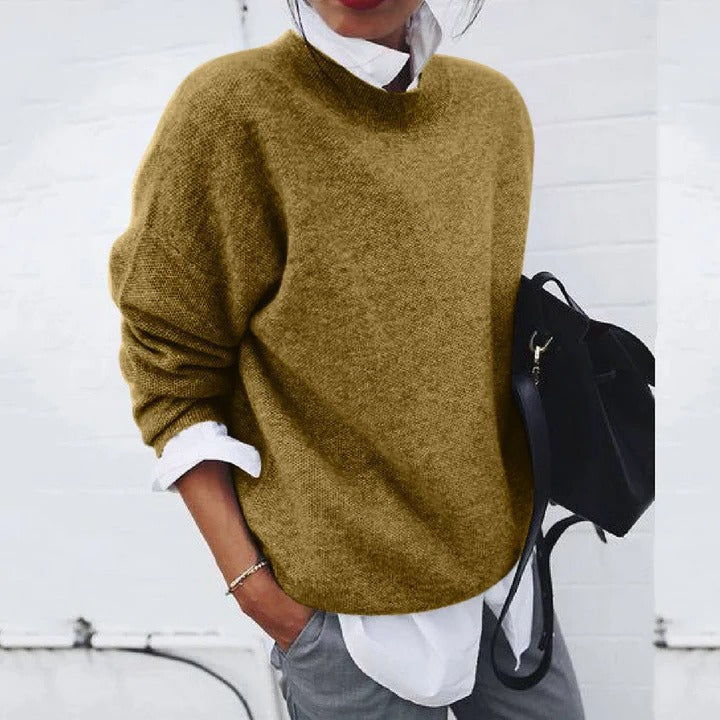 Knitted Pullover Jumper Long Sleeve for Women