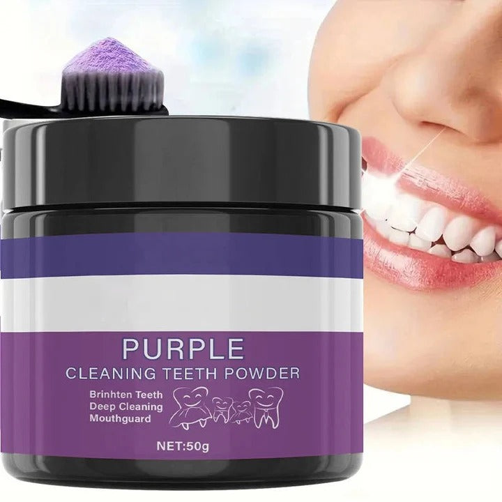 Purple Toothpaste Whitening and Brightening Formula for Teeth