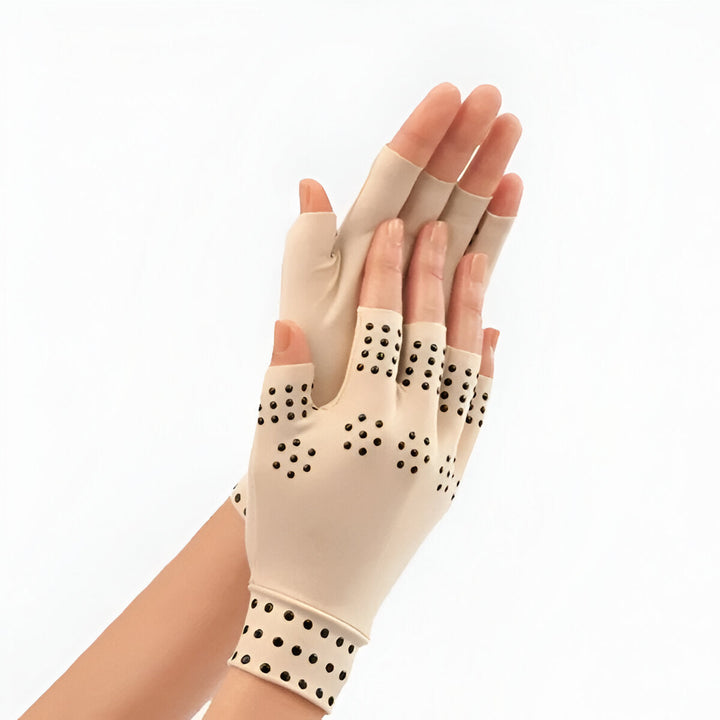 Magnetic Fingerless Compression Gloves for Everyday Hand Comfort