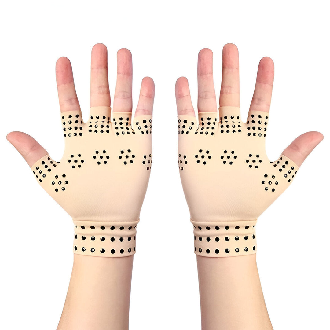 Magnetic Fingerless Compression Gloves for Everyday Hand Comfort